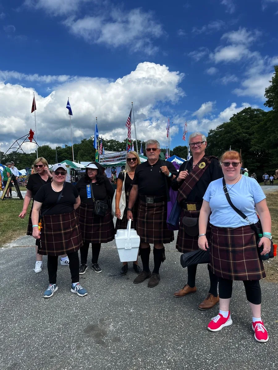 Clan Jack tartan at Grandfather Mountain